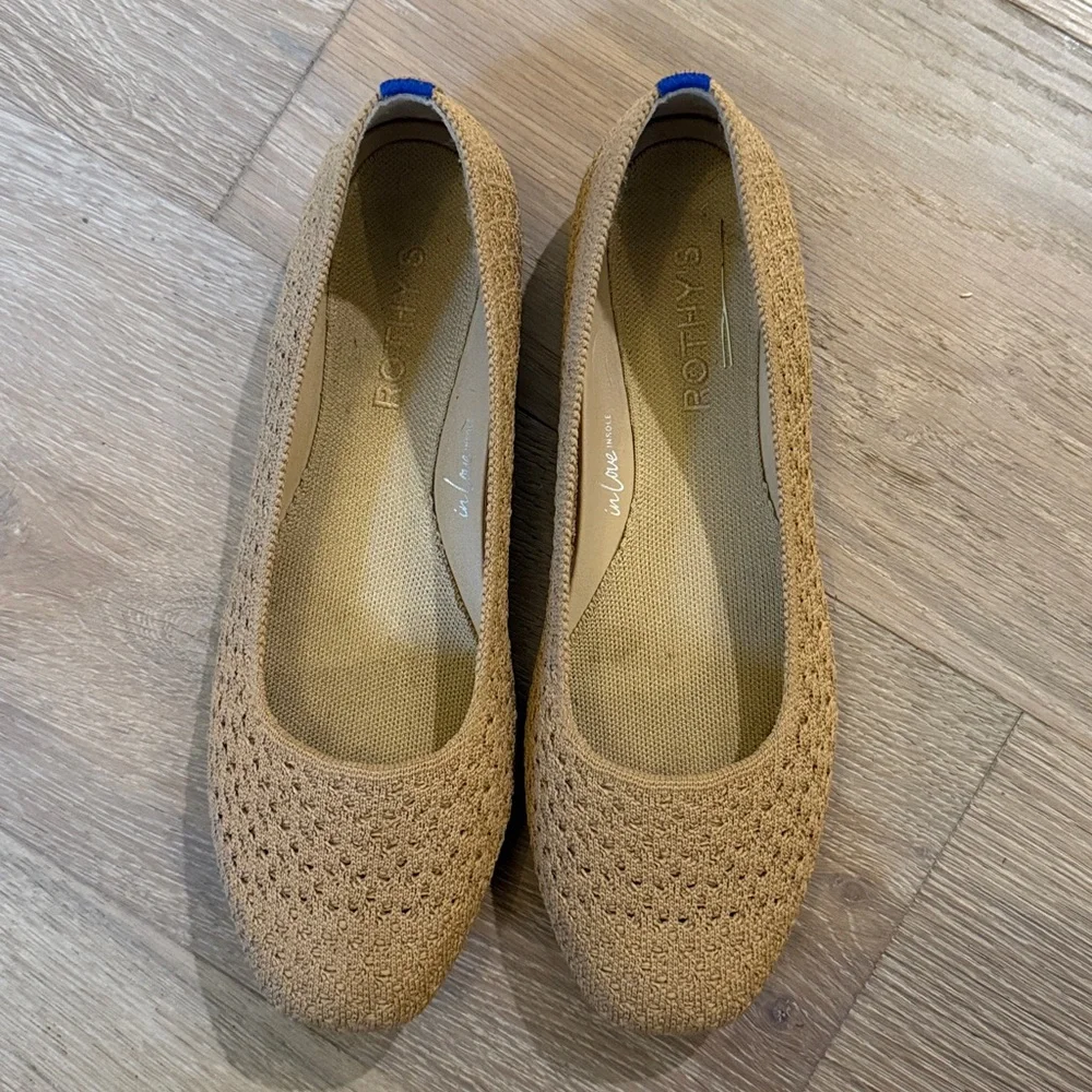 Rothy’s The Max Square Flats Wren Crochet Women’s Size 8.5 Sustainable Shoes - Picture 5 of 7